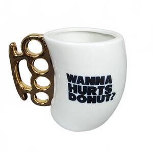 Hurts Donut Mug with‎ Knuckle Handle